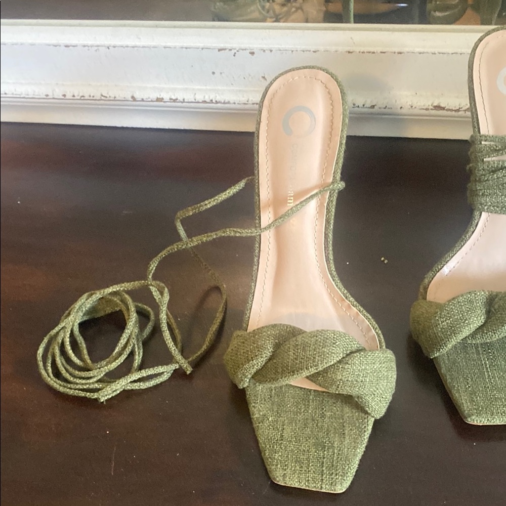 Comfortview Green Heels Stylish Comfort - Picture 11 of 11
